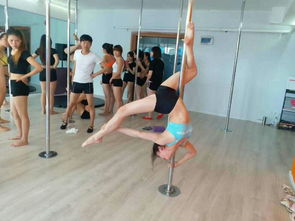 聚星鋼管舞學校 新都鋼管舞演出、35天就業、90天考證的專業之路